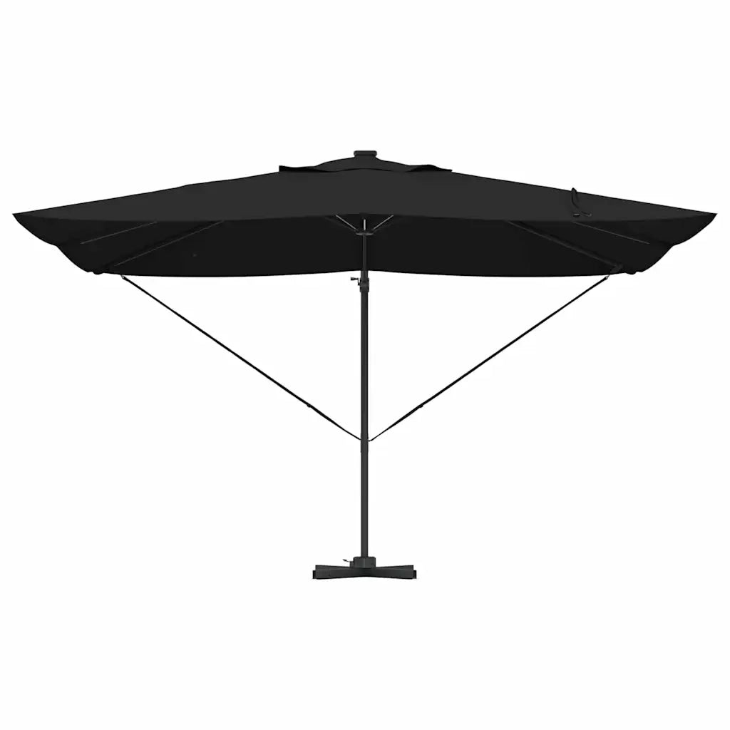 Ombrellone Nero 352 x 251 x 265 cm Poliestere e Alluminio 42003331