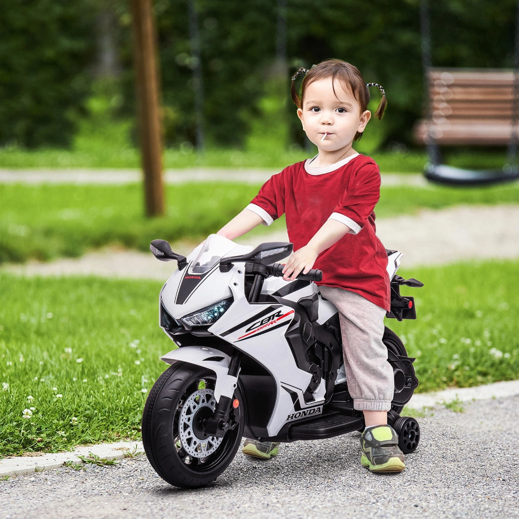 Moto Elettrica per Bambini ¨C zephmum ¨C Bianco