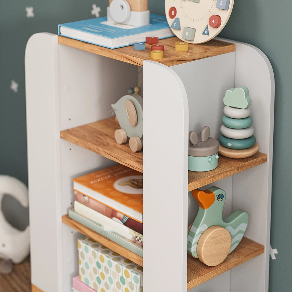 Vitalispa Libreria bambini Bianco/Artisan 60 x 88 cm con 9 scomparti