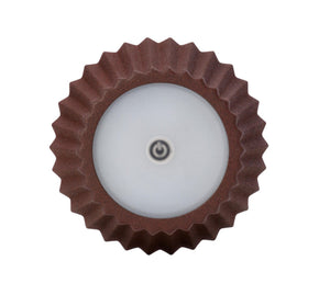 Lampada  da Tavolo Ø12,5x36 cm in Metallo Artika Marrone