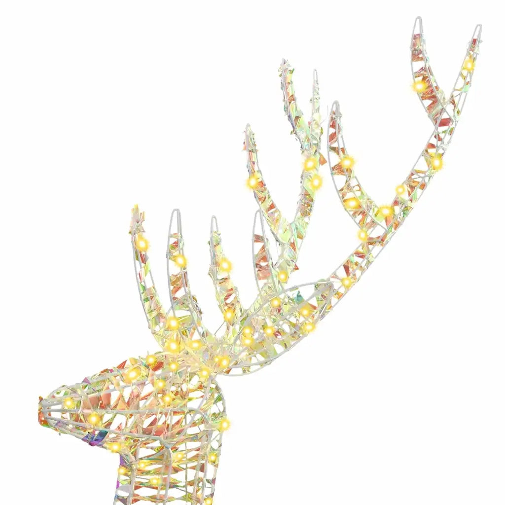 Renna 3D 250 LED Bianco caldo 96 x 40 x 180 cm PET 42019058
