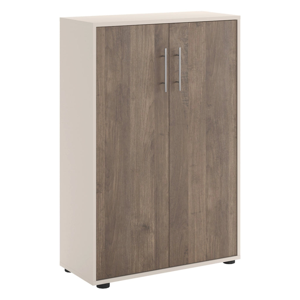Parabita, Armadio Multiuso 2 Ante 2 Ripiani, 79x118h cm Beige