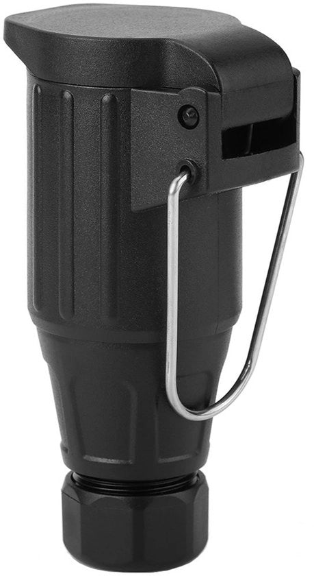 Adattatore di corrente per rimorchio - 13 poli - Adatto per rimorchi e rimorchi auto - Nero - Adattatore di connessione - 12V