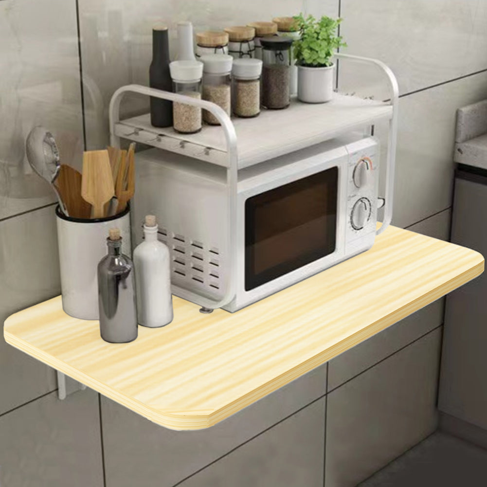 Tavolo Salvaspazio da Muro a Ribalta 80x60 cm in MDF Quercia