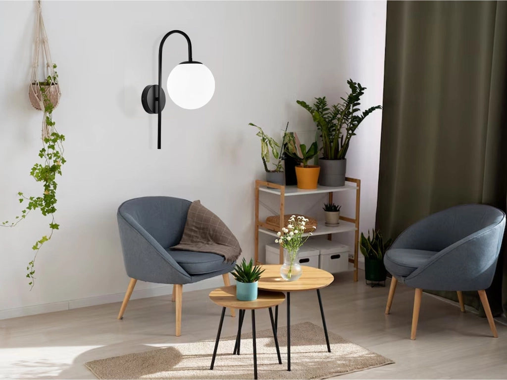 Lampada Da Parete G090-1w Black
