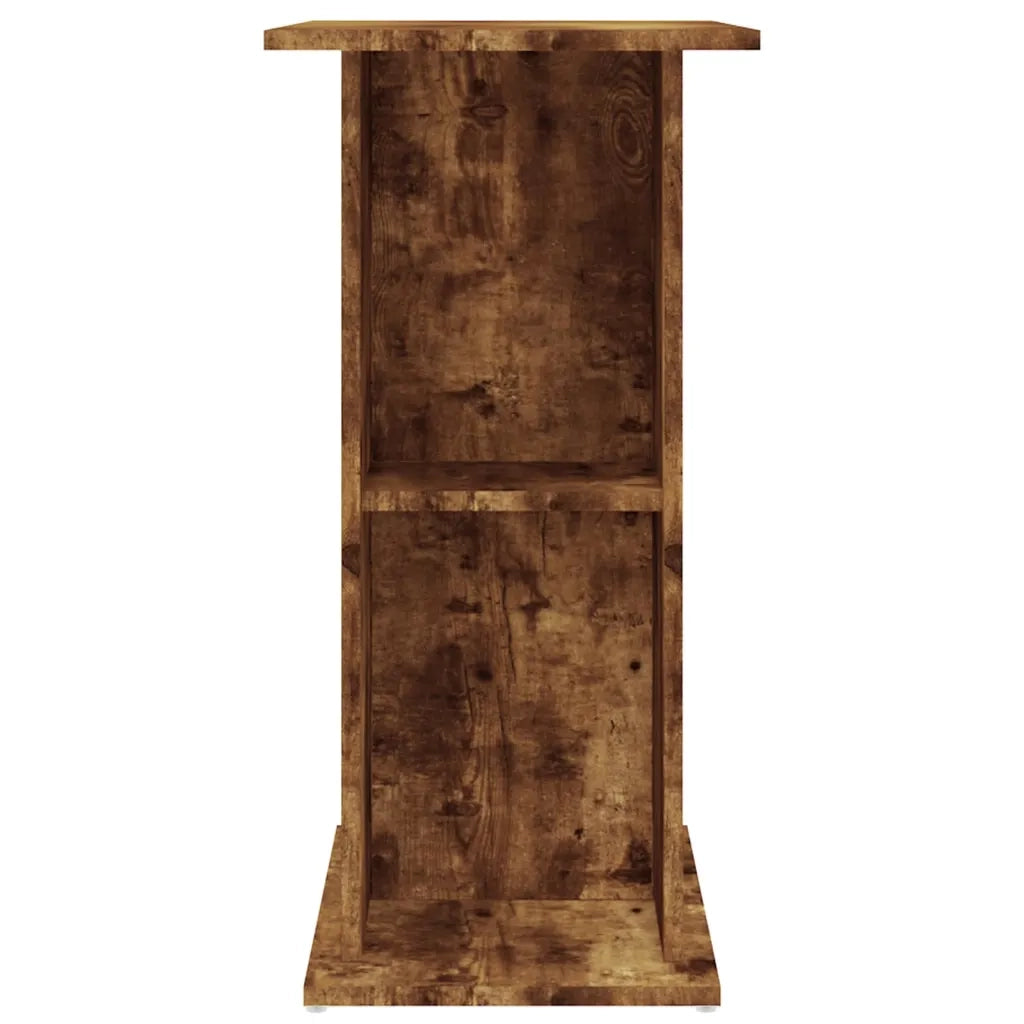 Supporto Acquario 75x36x72,5 cm Legno Multistrato Rovere Fumo 833652