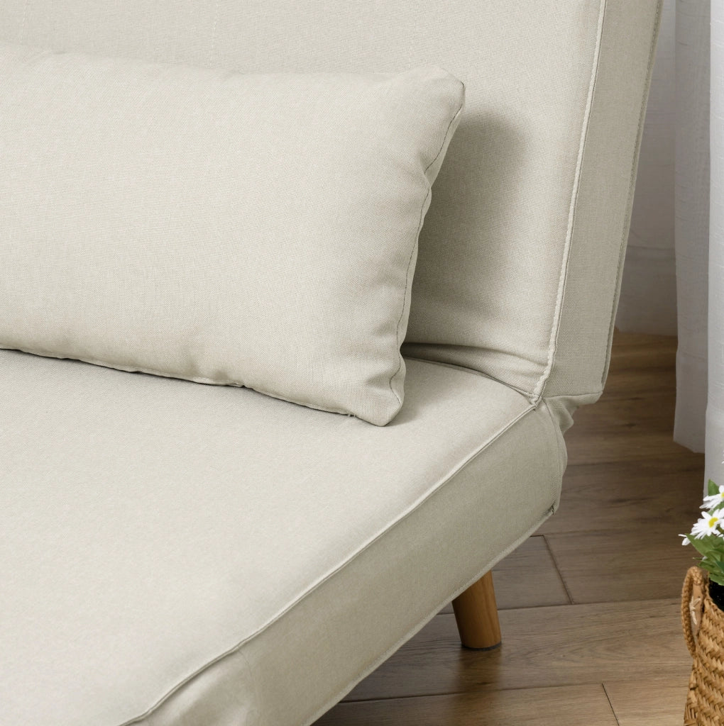 Divano letto singolo scandinavo con schienale regolabile