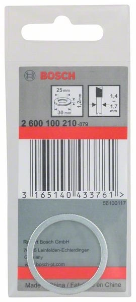 2600100210 - Anello riduttore per lame per sega circolare 30 x 25 x 1,2 mm