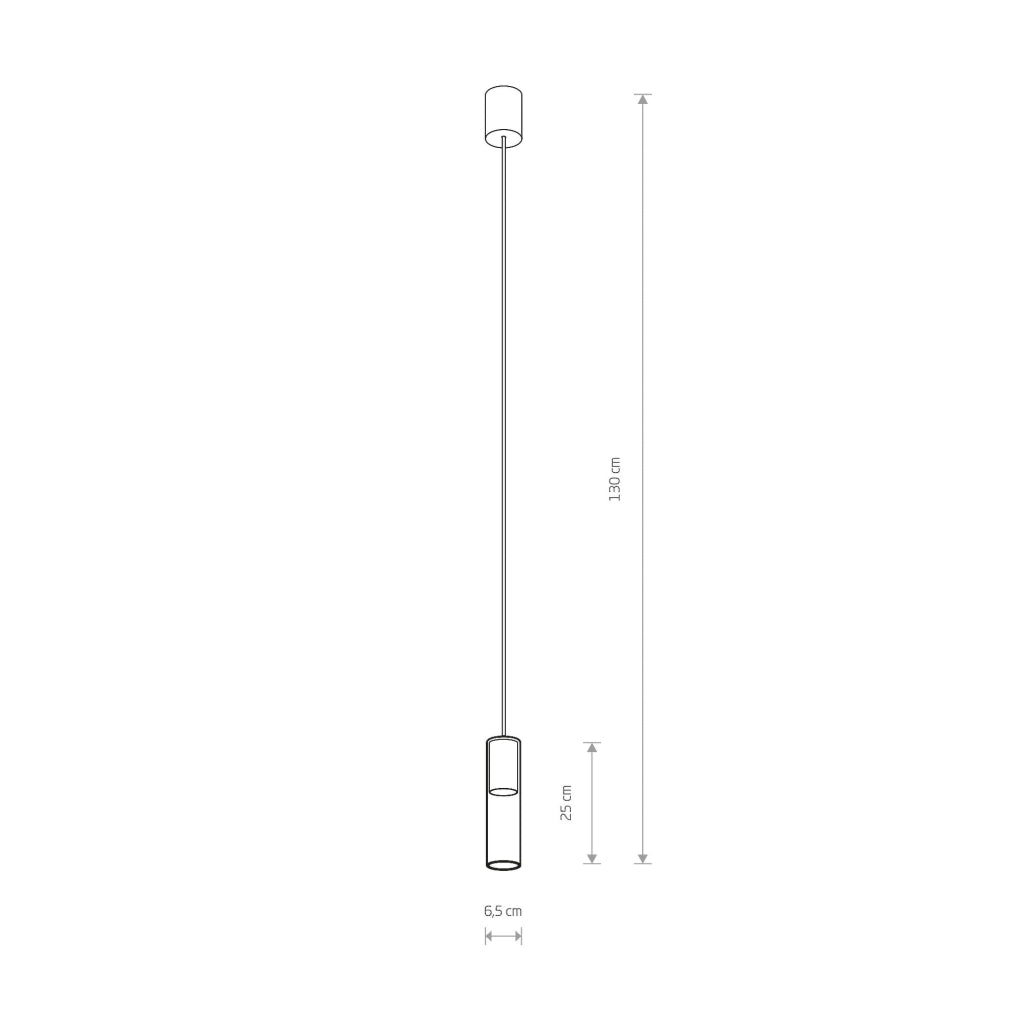 Lampada a sospensione Nowodvorski CYLINDER 7868 ottone vetro