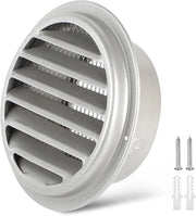 150 mm rotondo ventilatore di scarico in acciaio inossidabile con protezione dagli insetti e lamelle