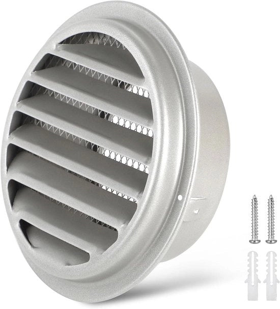 150 mm rotondo ventilatore di scarico in acciaio inossidabile con protezione dagli insetti e lamelle