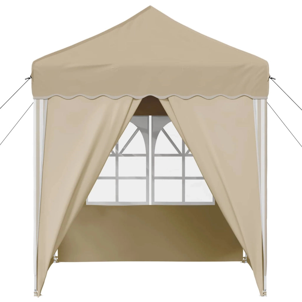 Tenda per feste a pop-up 195 x 195 x 245 cm Crema