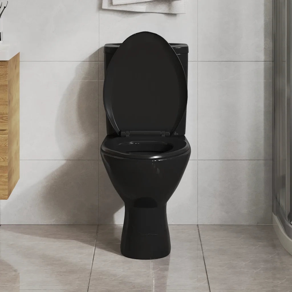 Copriwater Ammortizzato a Sgancio Rapido Nero CFW6321194