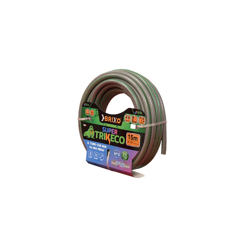 Tubo Acqua da Giardino 3/4" 5 strati anti-alghe 25 m versatile - SuperTrikeco Silver