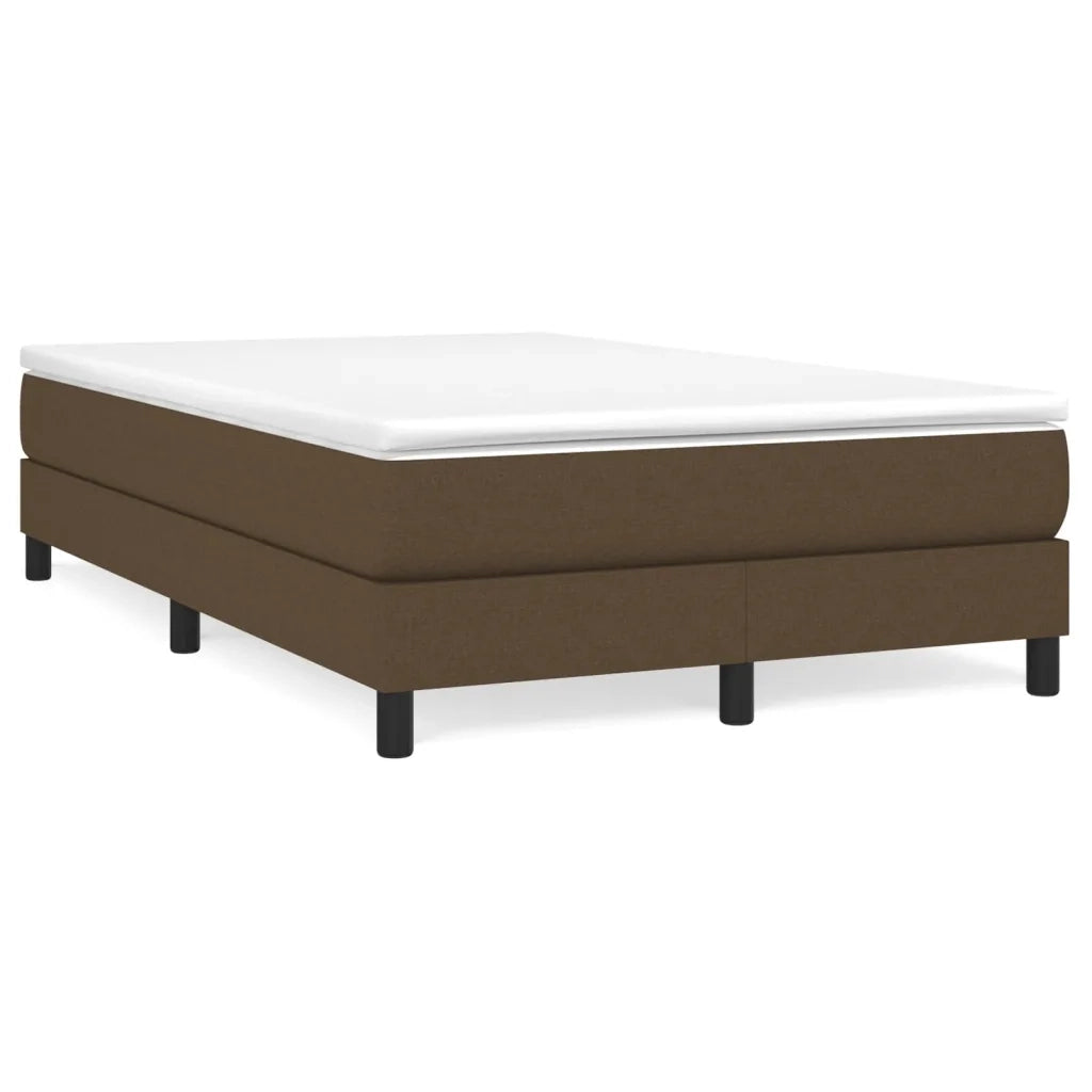 Giroletto senza Materasso Marrone Scuro 120x200 cm Tessuto