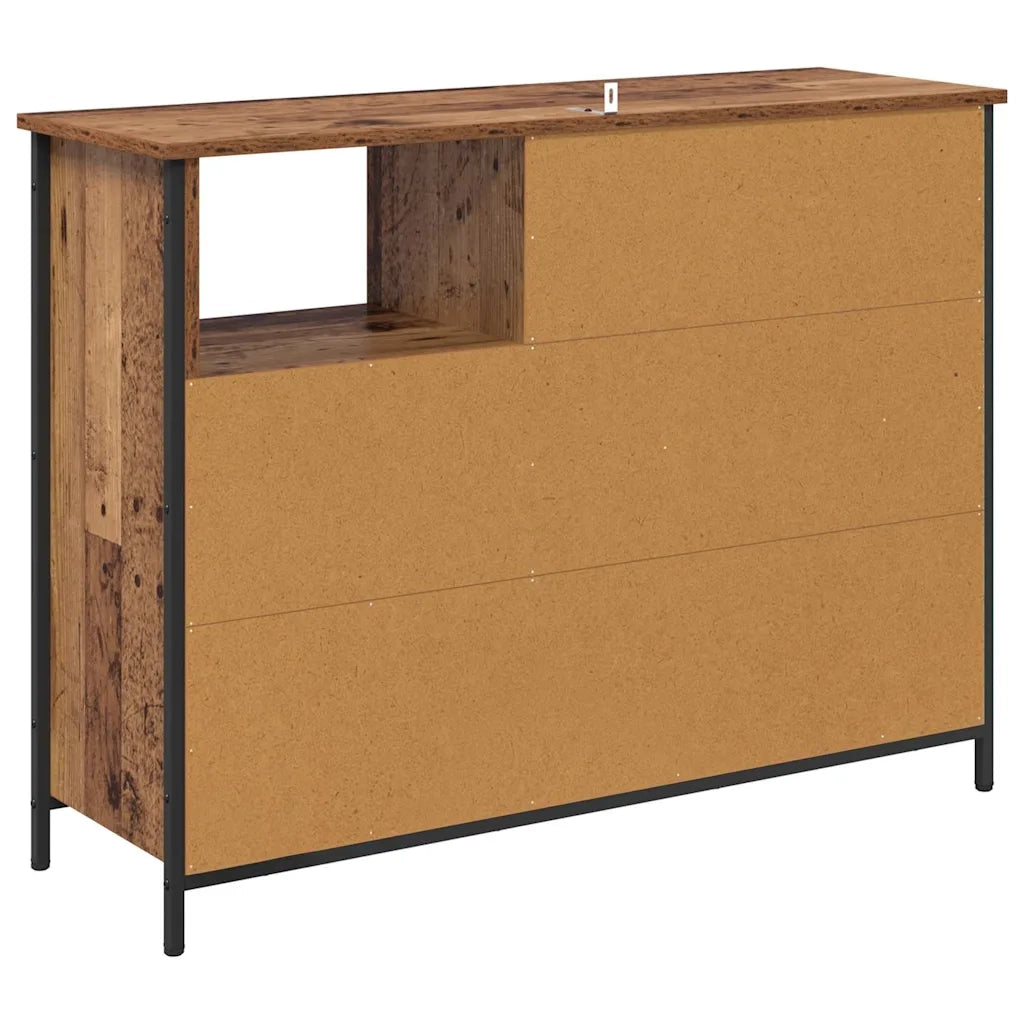 Credenza-Buffet-Armadio da cucina Legno vecchio 100 x 33 x 75 cm Legno multistrato