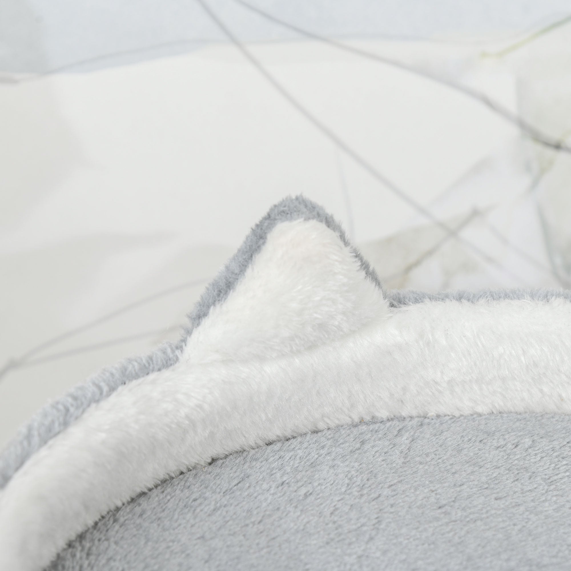 Albero Tiragraffi per Gatti 60x40x100 cm con Trespolo Casetta Rampa e Pallina in Legno e Peluche