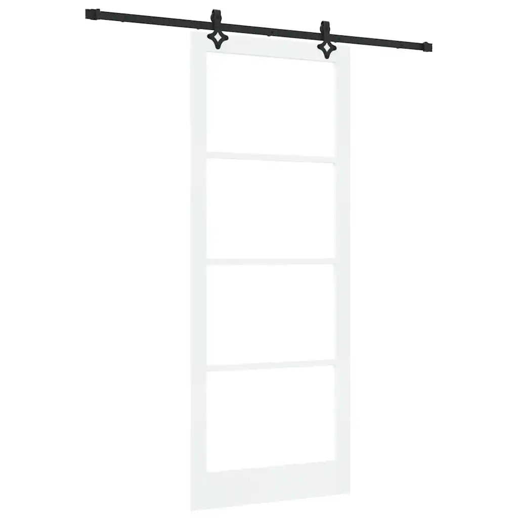 Porta Scorrevole ORKDAL Bianco 93 x 232 cm Legno e metallo 3332208