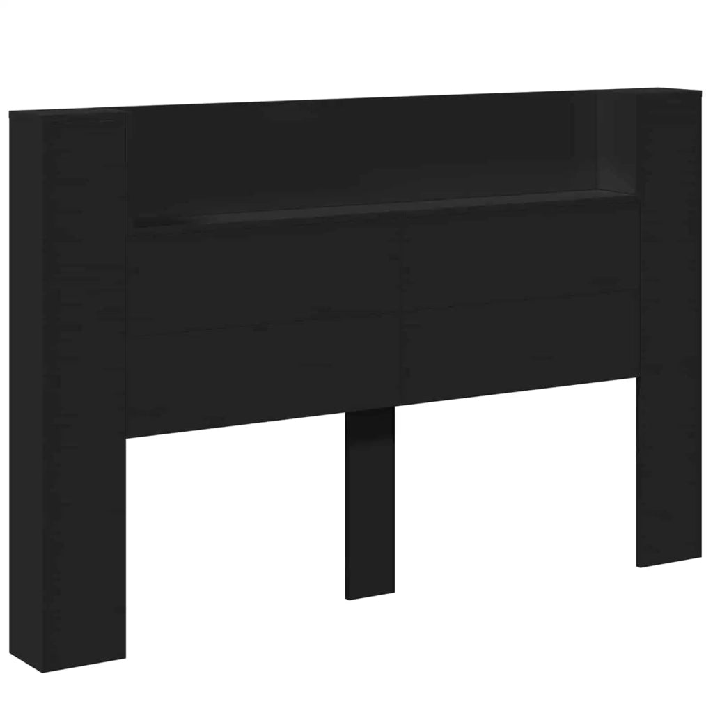 Testiera Nero 160 x 16,5 x 103,5 cm Legno multistrato 3418677