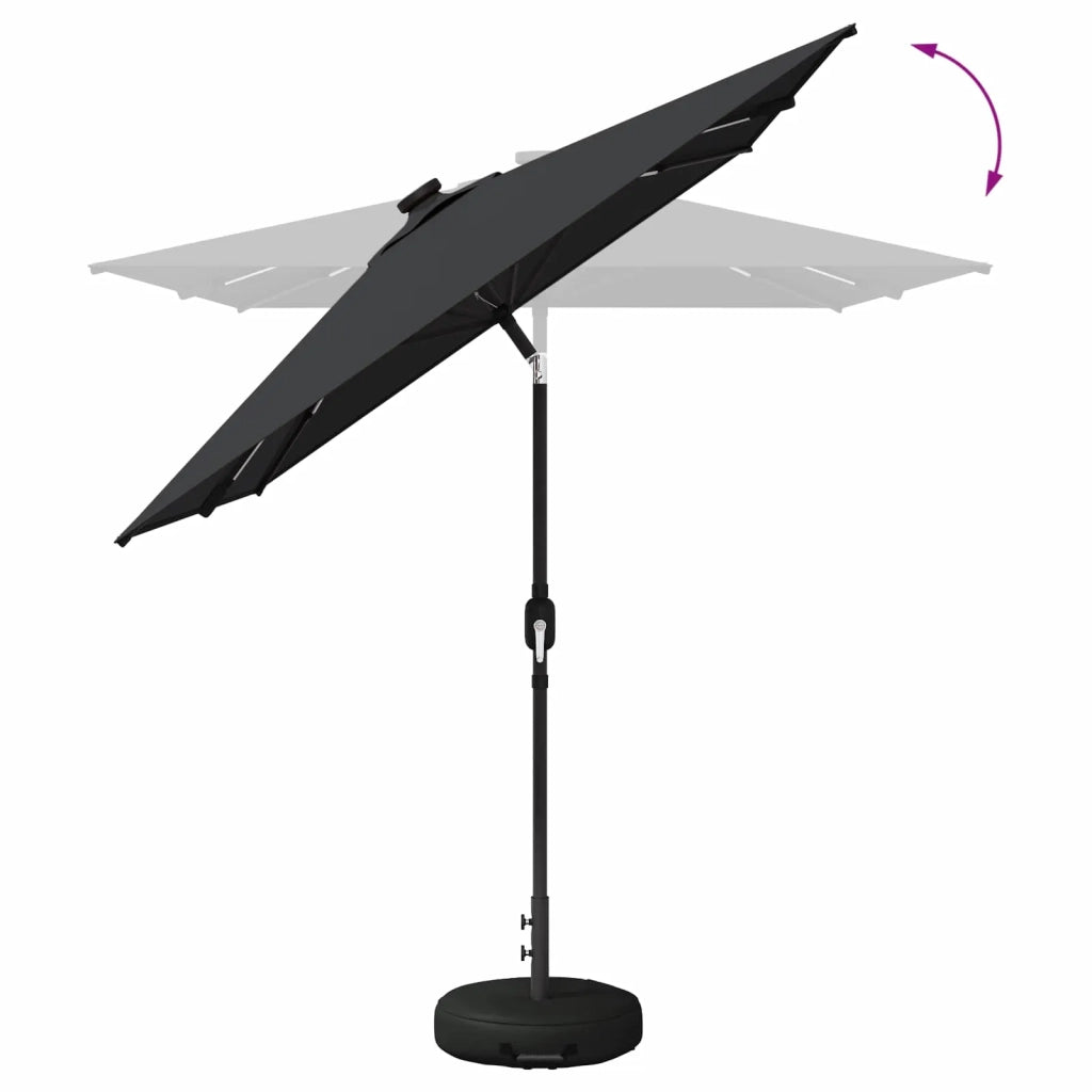 Parasol da Giardino con Luci LED 200 x 300 cm Poliestere 42036242