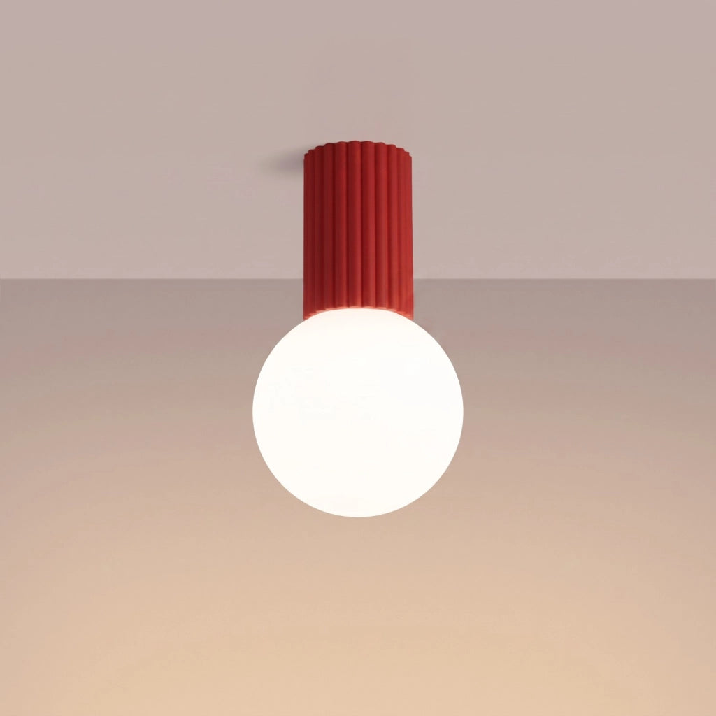 Plafoniera HALO rosso IP44