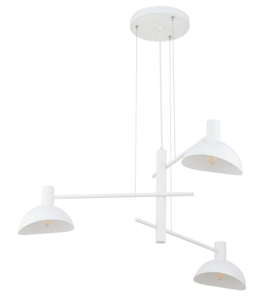 Lampadario moderno decorativo Sigma Artis 3xE14 bianco