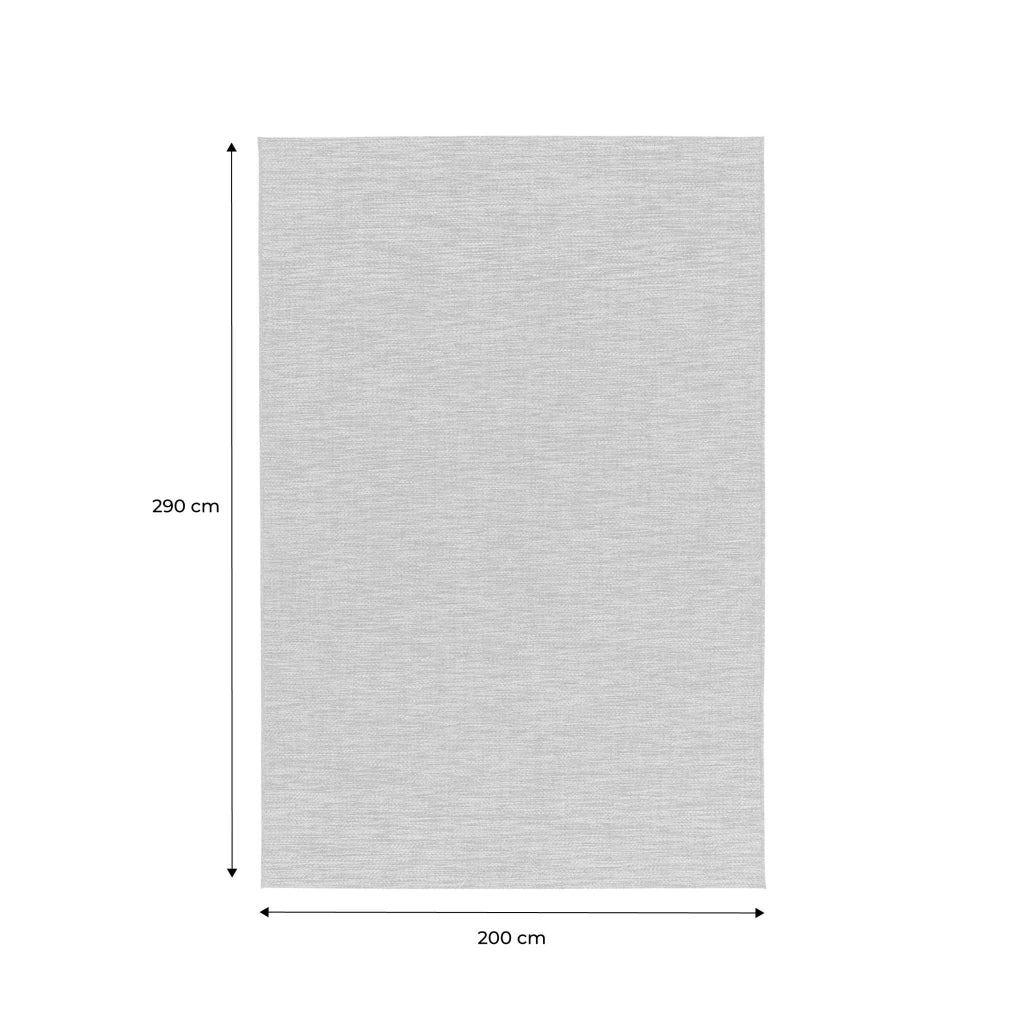 Tappeto effetto juta per interni/esterni in caramello