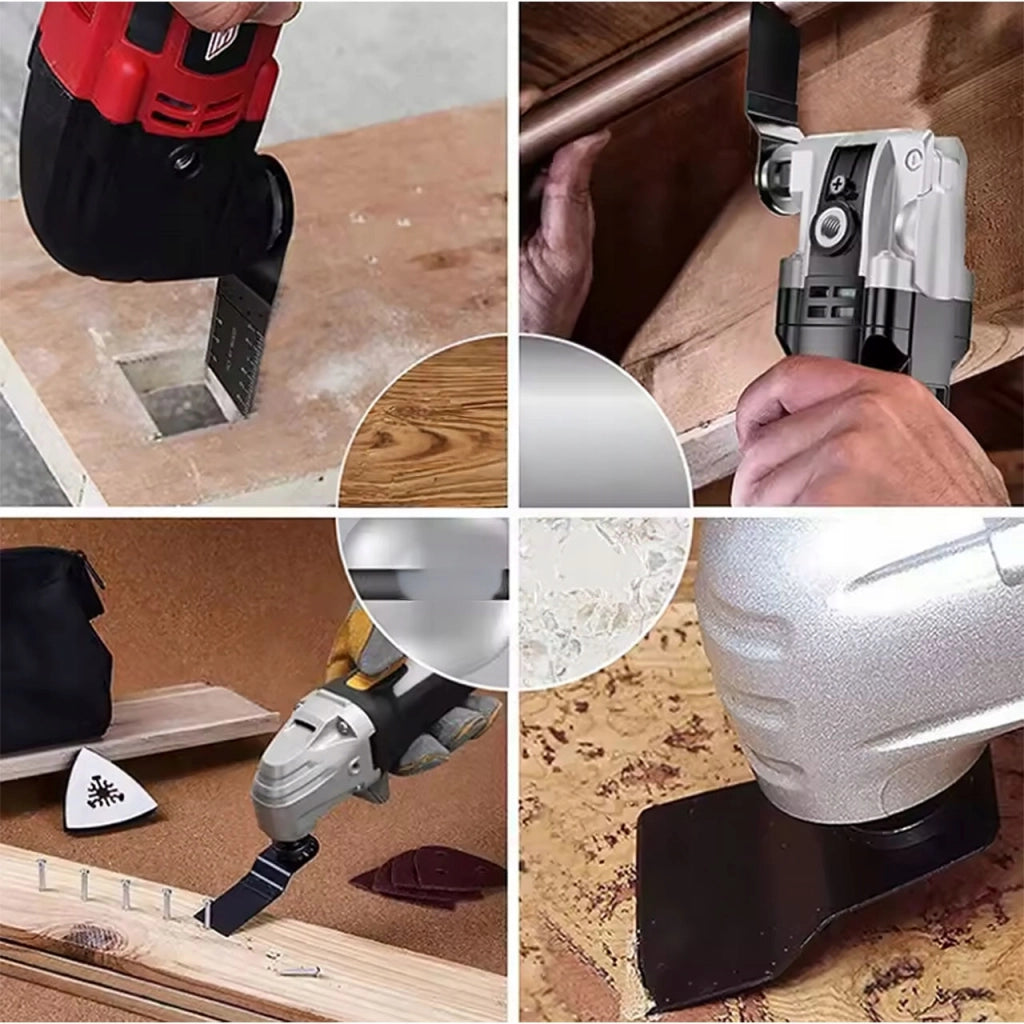 Set di Lame HCS Multiuso Rosfix MultiSaw 20 – Alta Qualità, Compatibile con Multitool Bosch, Makita, Fein