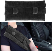 Cuscino di sicurezza per auto in piuma - Protezione universale per l'abitacolo - Cuscino morbido per cintura - Dimensioni 16 x 41,9 cm - Materiale di alta qualità Polyester - Cuscino di sicurezza per auto