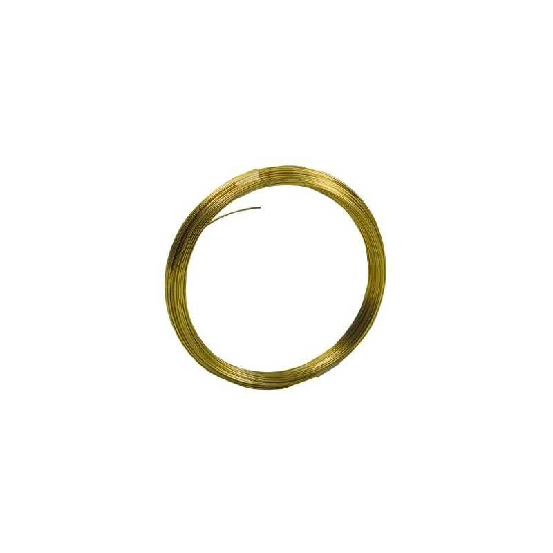 Filo per Fiori Ottone Cotto 20 Matasse Da Gr.50 Mm. 0,6