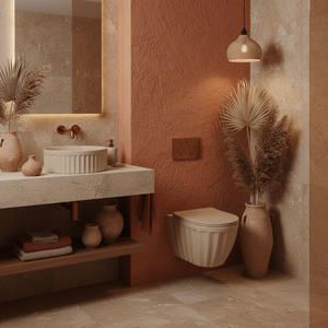 Lavabo Da Appoggio Rea Duo Caffe Latte Matt