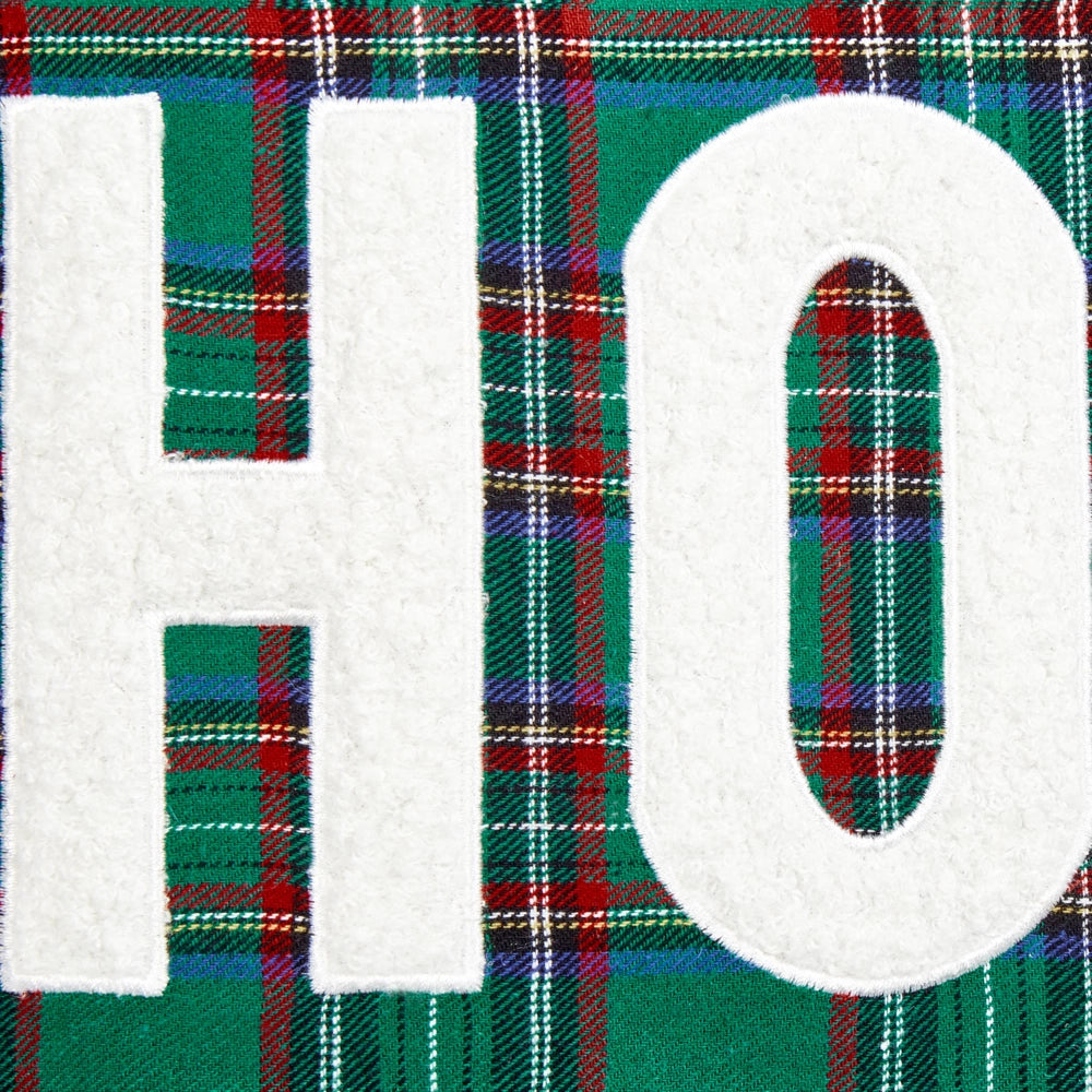 Set di 2 cuscini sparsi in tessuto poliestere verde con motivo natalizio Tartan 30 x 50 cm Accessorio per la decorazione