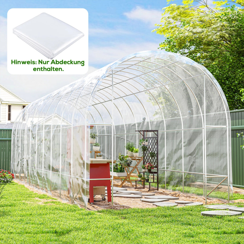 Telo di copertura per serra in plastica ¨C Xylo ¨C UV resistente, impermeabile 8x10m