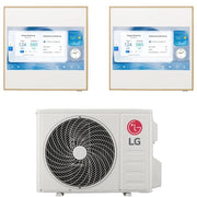 Condizionatore Dual Split LG Artcool Gallery LCD 12+12 con MU2R17 R-32 Wi-Fi Integrato