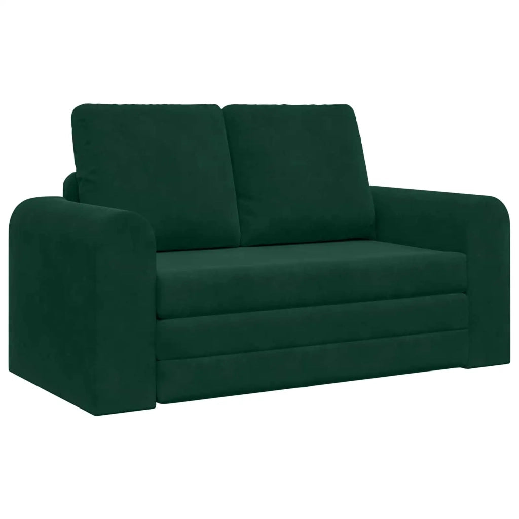Divano letto Verde Scuro 148 x 71 x 83 cm Velluto 4106686