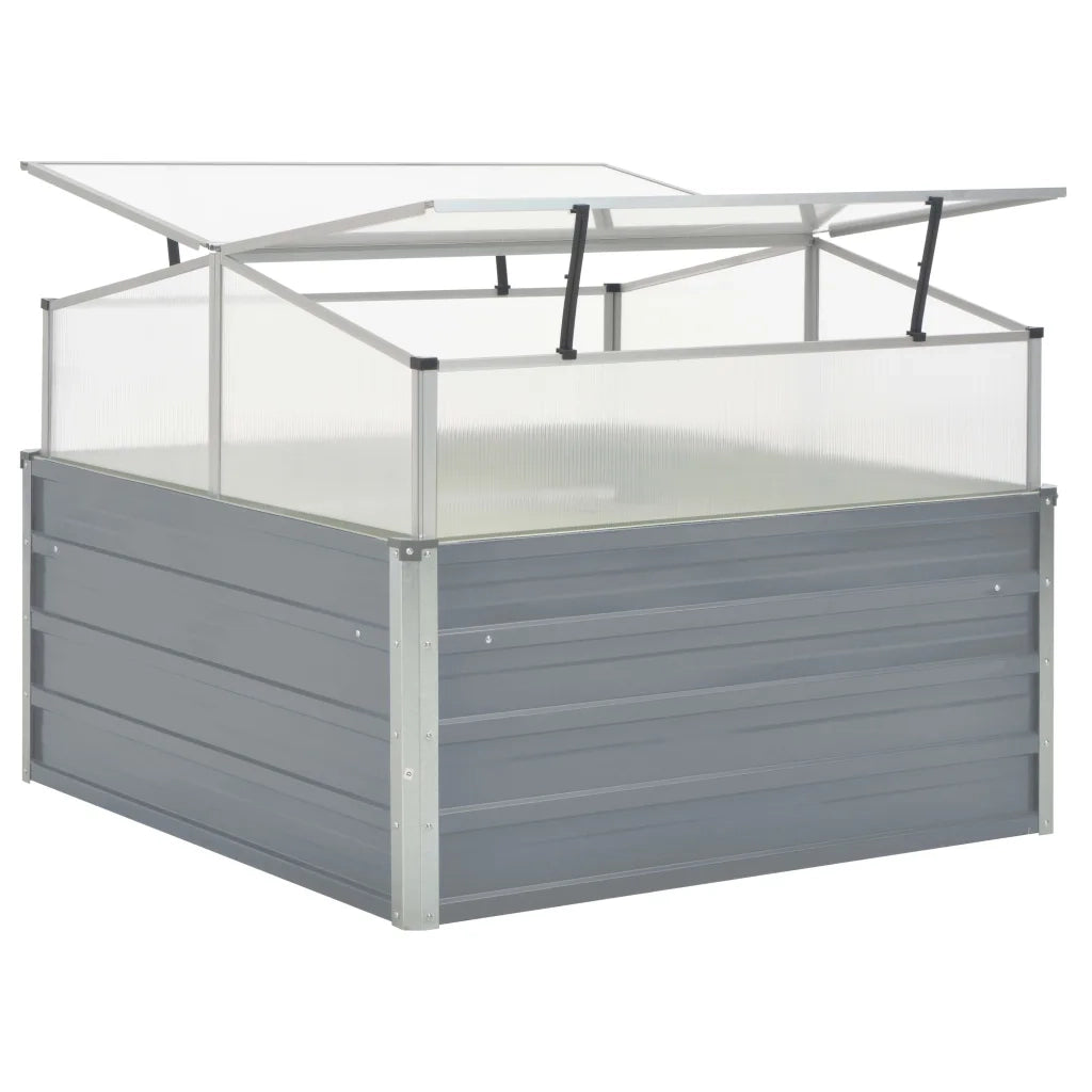 Serra 100x100x85 cm in Acciaio Zincato Grigio 42406