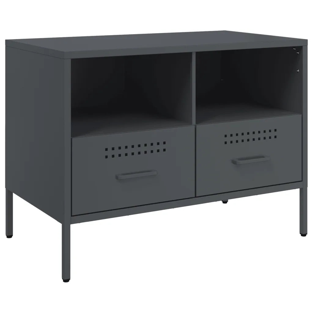 Mobile TV Antracite 68x39x50,5 cm in Acciaio 843046