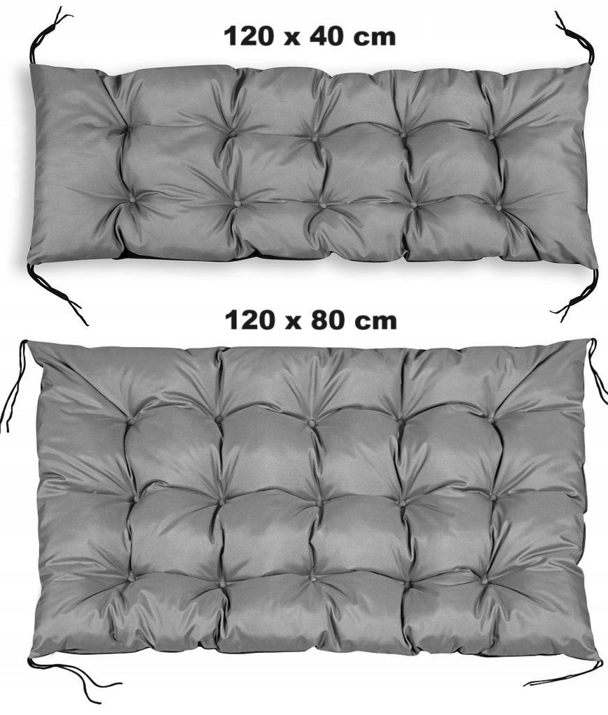 Cuscini da giardino AIO FACTORY 120x80 cm Set cuccia per cani impermeabile grigio