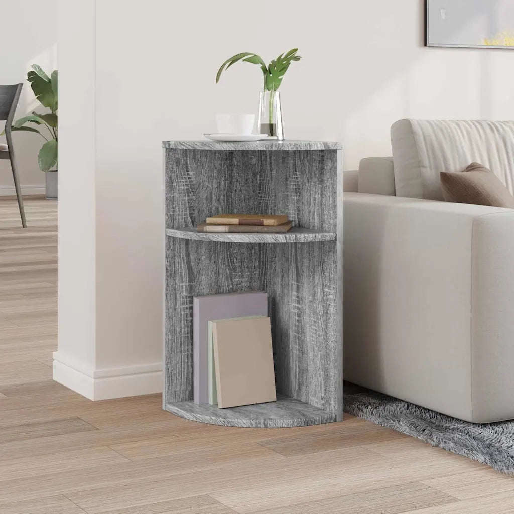 Tavolino Grigio Sonoma 29,6 x 29,6 x 60 cm Legno multistrato 891126