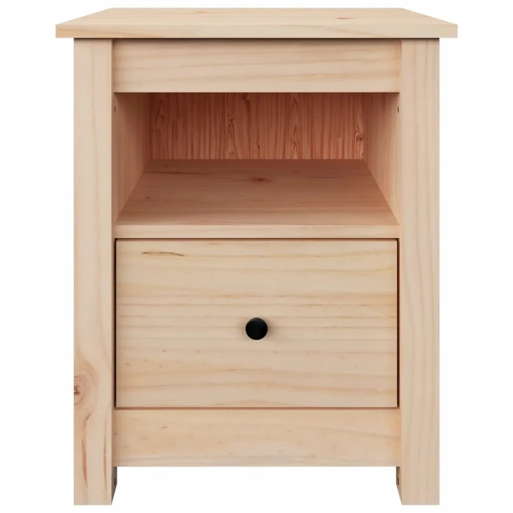 Comodini 2 pz 40x35x49 cm in Legno Massello di Pino 813710