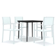 Set da pranzo da giardino bianco da 5 pezzi 02_0013740