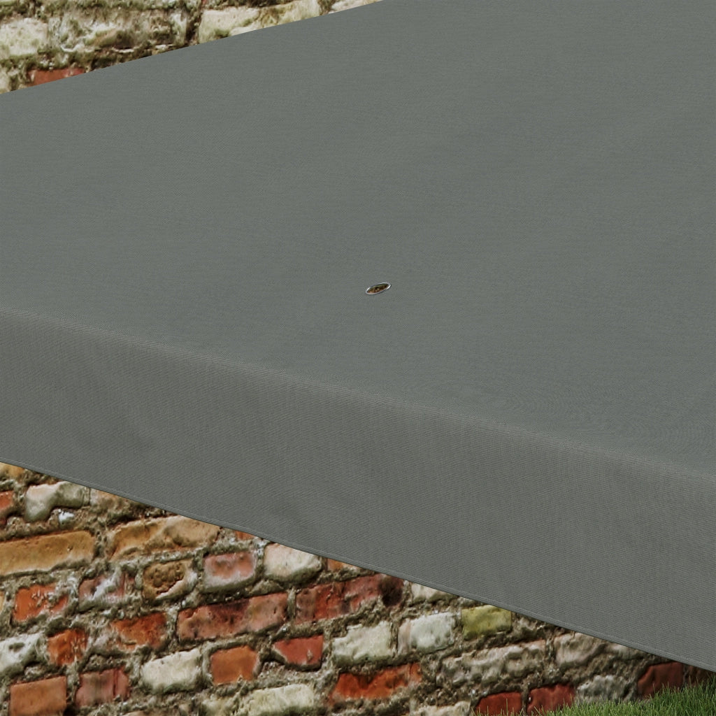 Gazebo da Giardino 3x3 m Pieghevole e Portatile per Feste con Copertura Anti UV Grigio