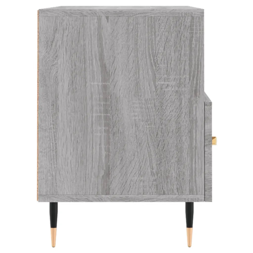 Mobile Porta TV-Mobile per TV-Credenza TV Grigio Sonoma 80x36x50 cm in Legno Multistrato 695269