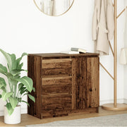 Credenza con Cassetto Legno Antico 71x35x65 cm in Truciolato 861578