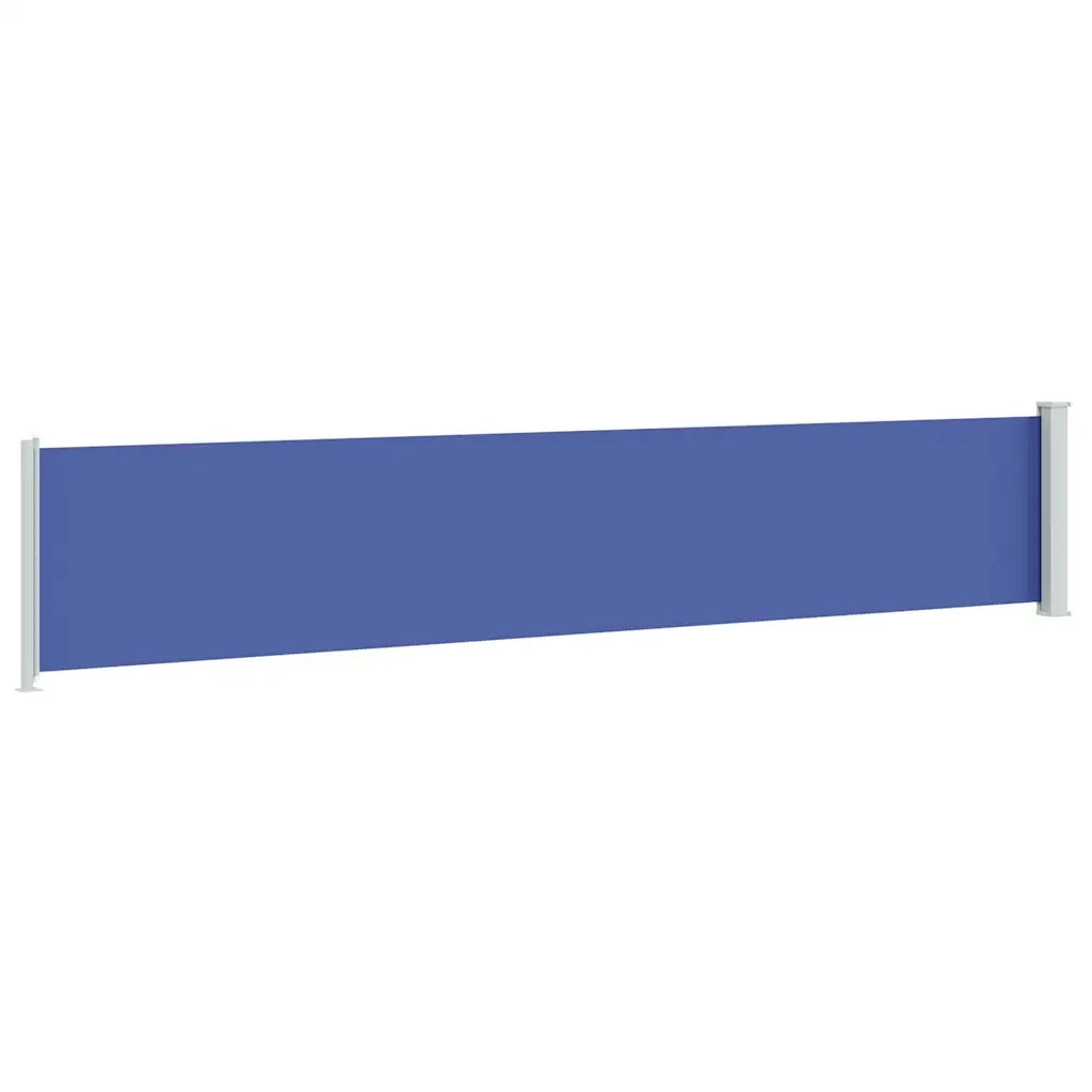 Tenda Laterale Retrattile per Patio 117x614 cm Blu 317948