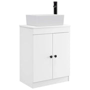 Mobile da bagno con Lavabo | Armadio Lavabo Bianco 54 x 35 x 83 cm