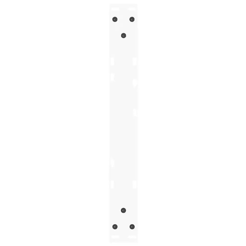 Gambe per Tavolino da Caff¨¨ a Forma di V 2 pz-Set di 2 Gamba per Tavolo Bianche 50x(30-31,3) cm Acciaio 773582