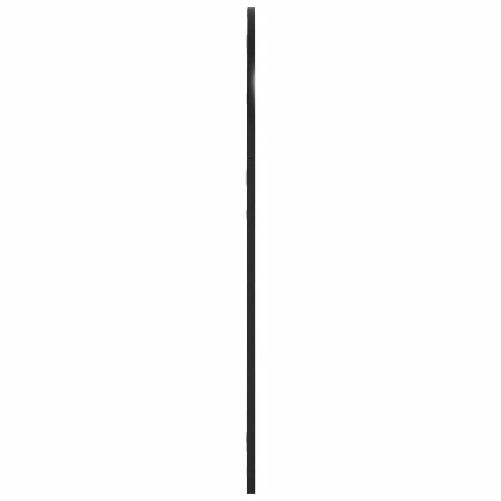Specchio da Parete Nero 60x90 cm Arco in Ferro 3200605