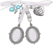 Decorazione di Matrimonio - Foto Charm - Raccogliere Ricordi - Lega/Strass - Immagine Personale - Ideale per Anniversari
