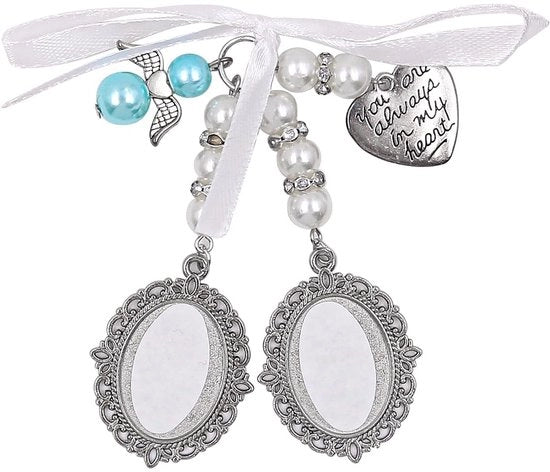 Decorazione di Matrimonio - Foto Charm - Raccogliere Ricordi - Lega/Strass - Immagine Personale - Ideale per Anniversari